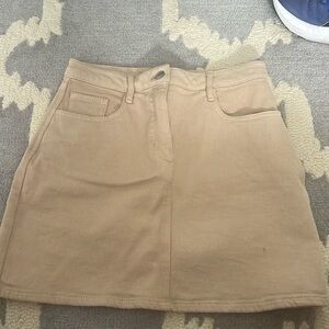 Aritzia denim skirt